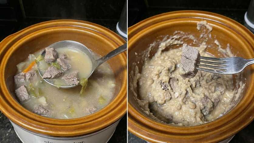 crockpot beef stew with gravy