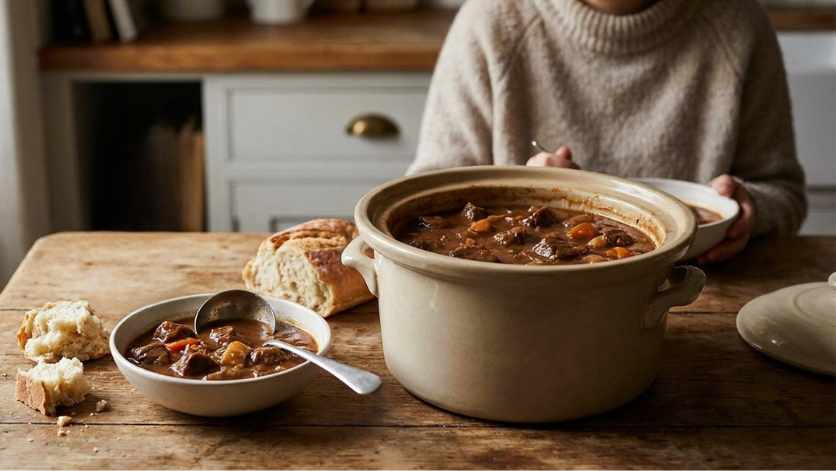 crockpot beef stew with gravy 