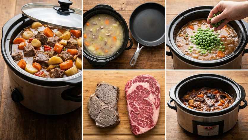 crockpot beef stew with gravy