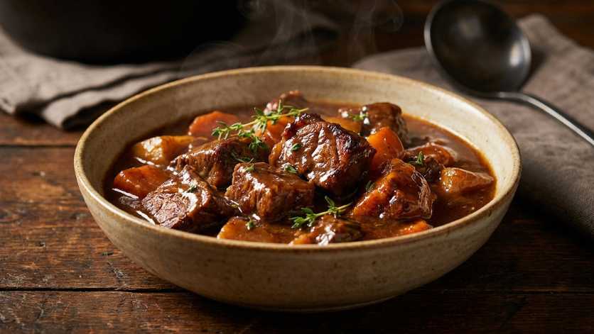 crockpot beef stew with gravy